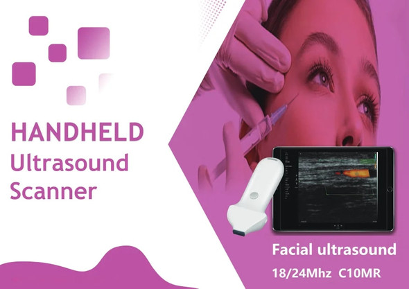 Handheld Ultrasound Scanner 192E Facial Ultrasound 18/24Mhz USB&WiFi Adriond Windows iOS Free APP