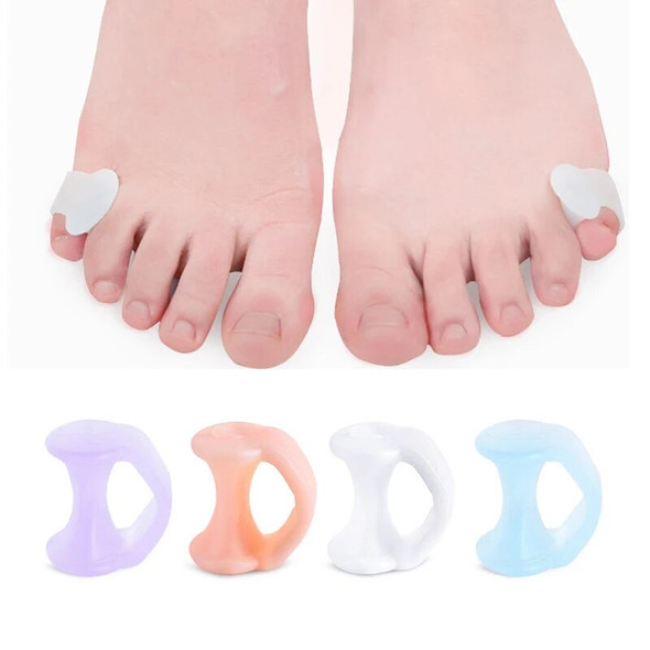 Toe Silicone Bunion Corrector Guard Foot Care Orthopedic Toe Separators Finger Toe Separator Correction Pad Foot Care Tool