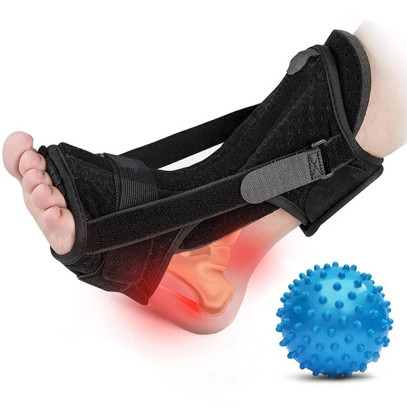 Plantar Fasciitis Night Splint Unisex Adjustable Foot Drop Orthotic Brace for Plantar Fasciitis & Achilles Tendonitis 2023