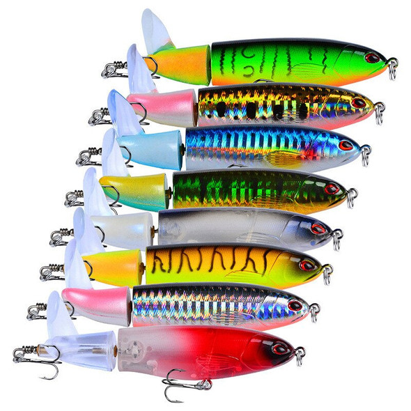 Topline Tackle Whopper Plopper Topwater Fishing Lure 13g15g36g Floating Lure Trolling Crankbait Pike Hard Baits Artificial Baits