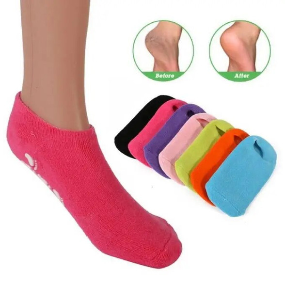 50pairs/lot Foot Care Tool Gel Spa Sock Moisturize Soften Repair Cracked Skin CareTreatment Moisturizing Sock