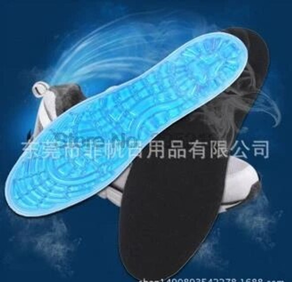 by dhl or ems 100pairs Soft Shock Absorption Cushion Running Walking Comfortable Massaging Gel Insoles for Shoes Woman Men new