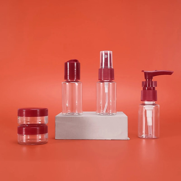 5/8Pcs Travel Mini Makeup Cosmetic Face Cream Pot Bottles Plastic Transparent Empty Make Up Container Bottle Travel Accessorie 5/8Pcs Travel Mini Makeup Cosmetic Face Cream Pot Bottles Plastic Transparent Empty Make Up Container Bottle Travel Accessorie