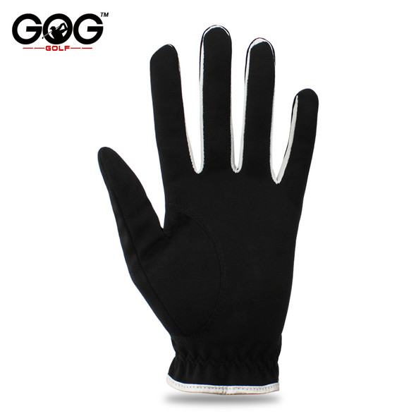 Pack Of 10 Pcs Men's Golf Gloves Breathable Black Soft Fabric Brand
