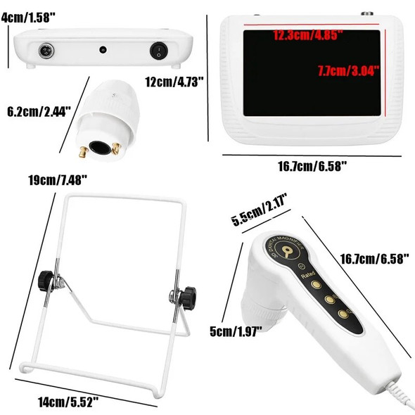 Skin Analyzer Electric Portable Facial Skin Detector Dermoscopy Tester Analyser For Diagnosis Beauty Skin Care Tool With ​2 Lens