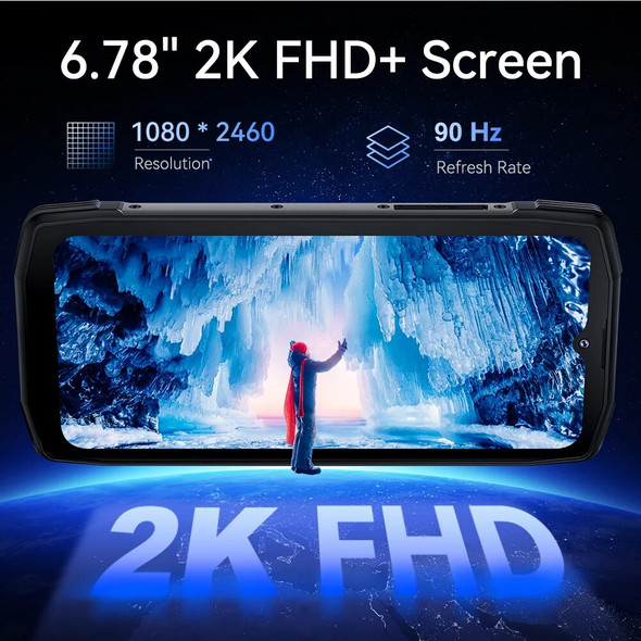 Cubot KingKong Star Smartphone 5G Rugged Smartphone 6.78" Screen 24GB+256GB 10600mAh Android 13 33W Fast Charging Mobile Phone