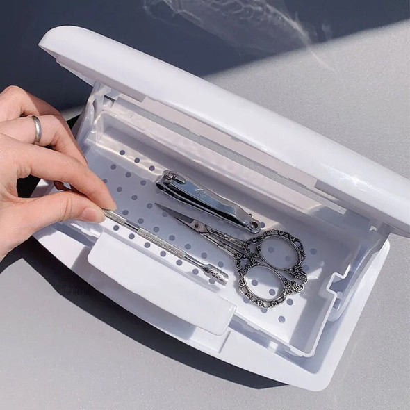 Nail Shop Nail Tools Inside Dead Skin Clipper Disinfection Box Can Disassemble And Wash Nail Supplies Cleaning Box