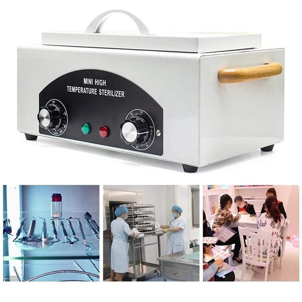 300W Electric High Temperature Disinfection Box Nail Salon Sterilizer Hot Air Disinfection For Hairdressing Tattoo Tools Device