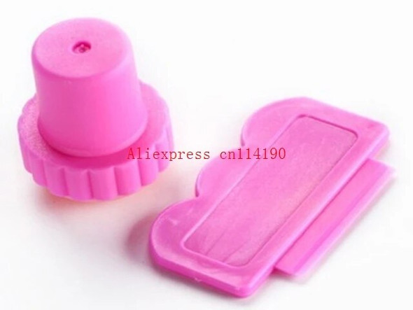 Wholesale 1000sets/lot Nail Art Printer Pattern Printing Manicure Stamp Stamping Tool Scraping Scraper Knife Set