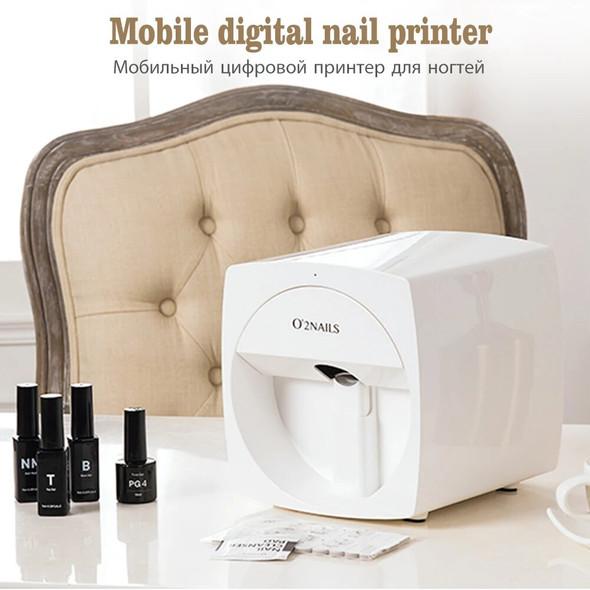 Mobile Digital 3D Nail Printer for Nails V11 Professional Manicure Printer Nails Art Equipment For Nail Salon Design DIY
