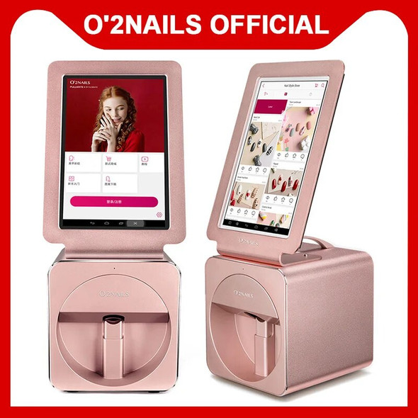 O2nails Desktop Nail Printer With 10.1 inches Touch Screen Manicure Printer Nail Art Machine X11 Plus For Self-service