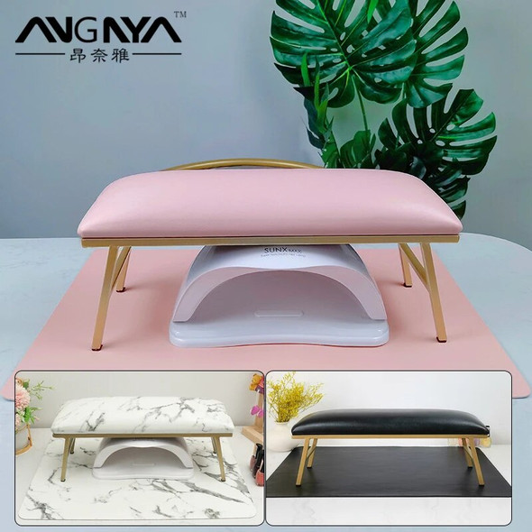 Pink Nail Hand Rest Pillow set Manicure Table Nail Art Hand Pillow Supportable Desktop Hand Cushion Manicure Art Rest Salon Tool