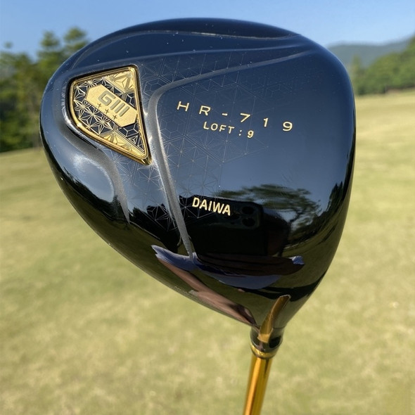 New Golf Driver Dai Wa Giii Hr-719 Black/ Gold Color With Graphite
