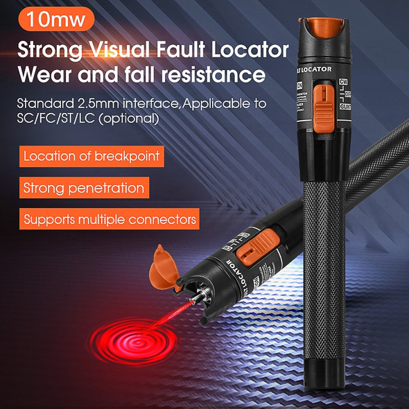 Visual Fault Locator 50MW/30MW/20MW/10MW/1MW Fiber Optic Cable Tester 5-50Km(optional) Range VFL Visual Fault Locator 50MW/30MW/20MW/10MW/1MW Fiber Optic Cable Tester 5-50Km(optional) Range VFL