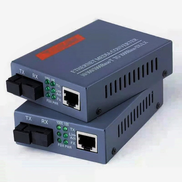 HTB-GS-03 A/B Fiber Transceiver Single Fiber Converter SC 10/100/1000M Single Mode Single Fiber 1 Pair HTB-GS-03 A/B Fiber Transceiver Single Fiber Converter SC 10/100/1000M Single Mode Single Fiber 1 Pair