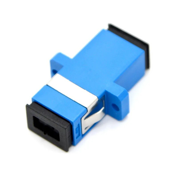 300pcs New Optical Fiber Adapter Connector SC/UPC Coupler Optical Equipment Simplex SC-SC Flange Free Shipping To Brazi