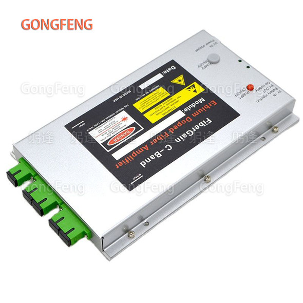 MINI EDFA Optical Amplifier 1550nm 4ports Output Power 16dBm Building Optical Fiber Equipment Used CATV FTTB Network MINI EDFA Optical Amplifier 1550nm 4ports Output Power 16dBm Building Optical Fiber Equipment Used CATV FTTB Network