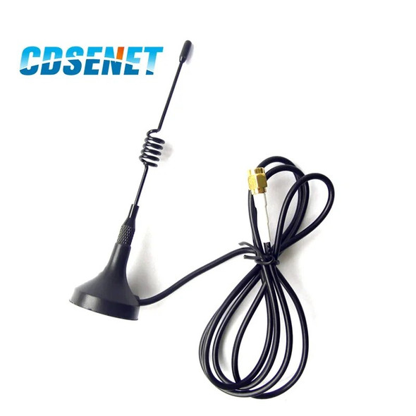 4Pcs/Lot 490MHz High Gain uhf Antenna CDSENET TX490-XP-100 3.5dBi 490 MHz Sma Male Sucker Antenna With Magnet Base