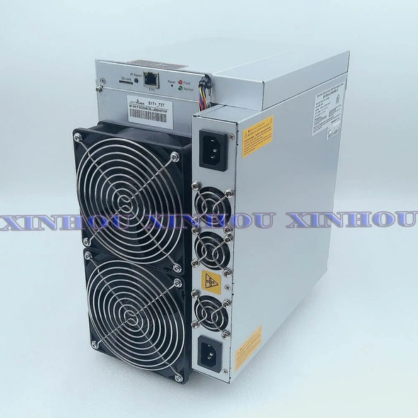 BTC Bitcoin miner AntMiner S17+ 73T SHA256 Asic miner better than S9 S17e T17e S19 K5 M20S M21S M30S T3 T2T E12+ A1066