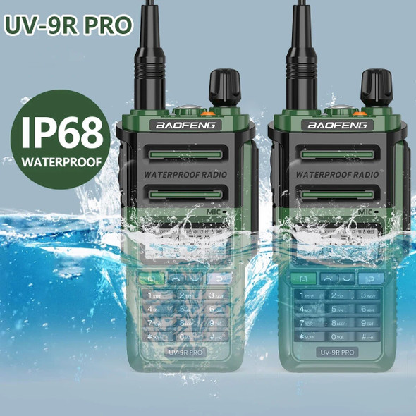 2PCS Original Baofeng UV-9R PRO Upgraded Dual Band Waterproof Walkie Talkie Communications Amateur Vhf Uhf CB UV-5R BF888S Radio