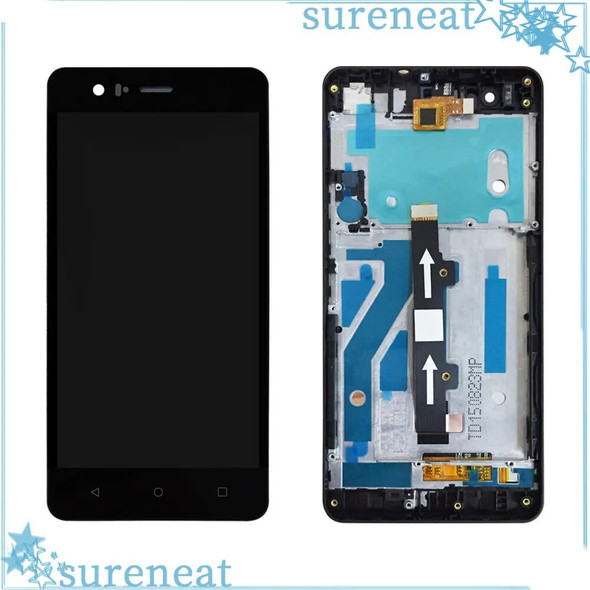 5.0'' For BQ Aquaris M5 LCD Display + Touch Screen Digitizer With Frame Assembly Replacement Mobile Phone Accessories Spare Part