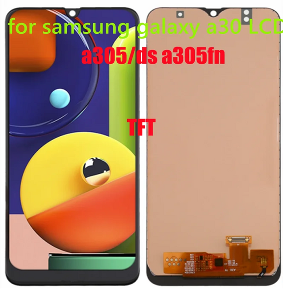 For samsung galaxy a30 mobile phone display a305/ds a305f a305fd a305a touch screen digitizer for samsung galaxy a30 LCD