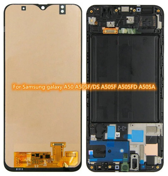 For Samsung Galaxy A50 mobile phone display A505F/DS A505F A505FD A505A display touch screen digitizer assembly replacement