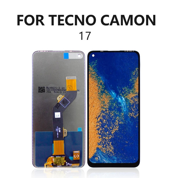 6.6Inches Mobile Phone Lcd For Tecno Camon 17 CG6 CG6J Lcd Screen With Touch Screen Panel Digitizer Assembly Complete Screen 6.6Inches Mobile Phone Lcd For Tecno Camon 17 CG6 CG6J Lcd Screen With Touch Screen Panel Digitizer Assembly Complete Screen