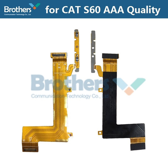 Volume Flex Cable For CAT S60 Power On Off Flex Cable for CAT S60 Mobile Phone Repair Part Replacement Part Working 1pcs AAA