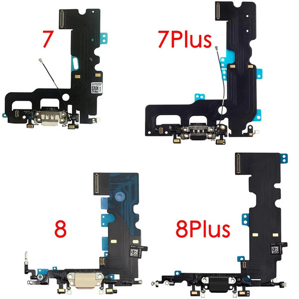 Mobile Phone Parts Repair Replace Charging Dock Port Flex Cable For iPhone 7 7Plus 8G 8 Plus