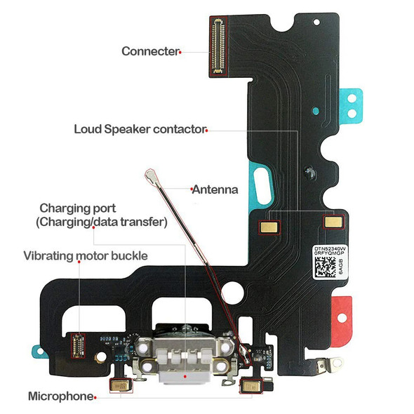 Mobile Phone Parts Repair Replace Charging Dock Port Flex Cable For iPhone 7 7Plus 8G 8 Plus