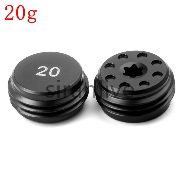 New A Pair Of Black Golf Weights Screw Weight 2.5g, 5g, 10g, 15g, 20g