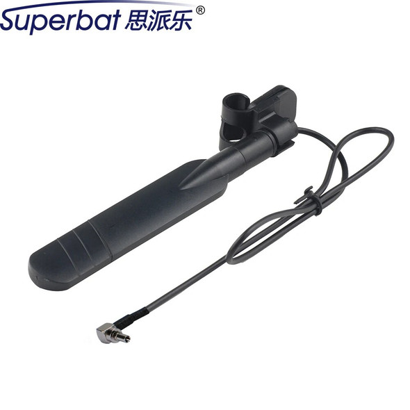 Superbat 698-960/1710-2170/2500-2600MHz 4G LTE 5dbi Antenna Mobile Phone Clip Booster Aerial CRC9 Male for Huawei USB Modem