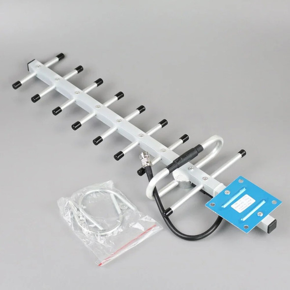 ZQTMAX 50cm 9 unit 13dBi Yagi Antenna for 900MHz gsm signal booster 800 CDMA 850MHz LTE Repeater mobile phone signal amplifier