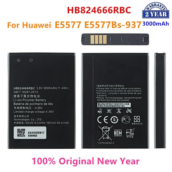 100% Orginal HB824666RBC Battery 3000mAh For Huawei Huawei E5577 E5577Bs-937 Mobile phone HB824666RBC