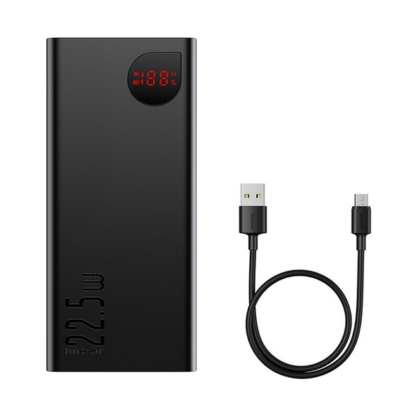 Baseus Power Bank 22.5W 40000mAh Portable Charging Mobile Phone External Battery Charger Powerbank For iphone 12 13 14 pro max