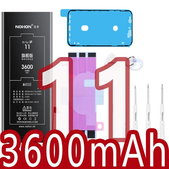 NOHON Battery For iPhone 11 Pro Max 11Pro 11ProMax Replacement Mobile Phone Batteries Lithium Polymer Bateria Free Tool Stickers