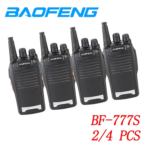 BF777S 4Pcs or 2Pcs/Pack Baofeng Walkie Talkie High-Power Interphone Handheld Car Radio Hotel Home Outdoor