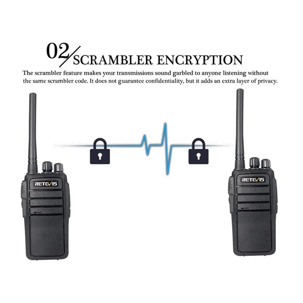 10pcs Handhedl Radio Walkie Talkies Retevis RT21 2.5W 16CH UHF VOX Scrambler Portable Radios For Restaurant Hotel Hunting+Cable