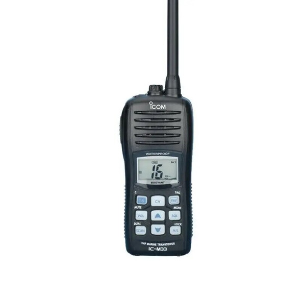 IC-M33 VHF Marine Transceiver Marine Waterproof Walkie Talkie 5W Boat 2Way Radio