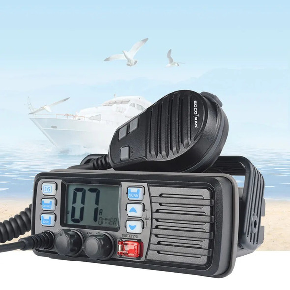 25W High Power VHF Marine Band Walkie talkie Waterproof Marine Radio Walkie Talkie Sea Float Ham Inter-phone RS-507M