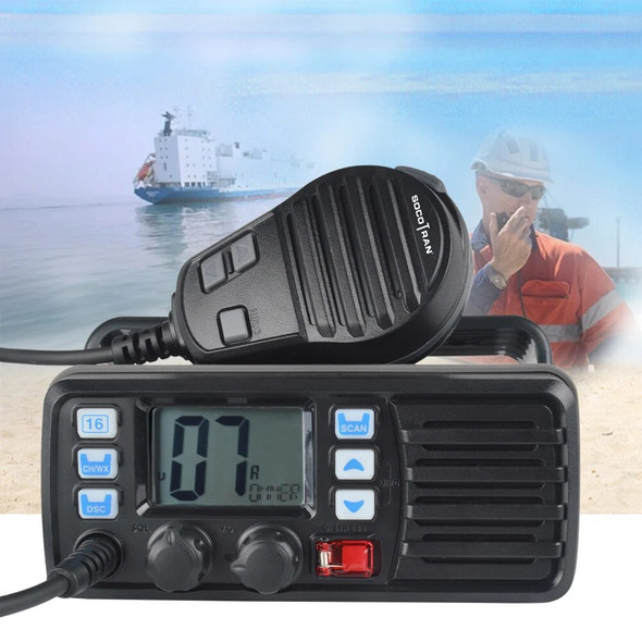 25W High Power VHF Marine Band Walkie talkie Waterproof Marine Radio Walkie Talkie Sea Float Ham Inter-phone RS-507M