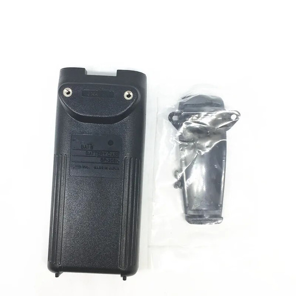 5pcs/lot 6xAA battery case box for ICOM IC-V8/V82/U82/F3G/F3GT/F3GS/F4G/F4GT/F4GS/F11/F11S/F21G etc walkie talkie with belt clip