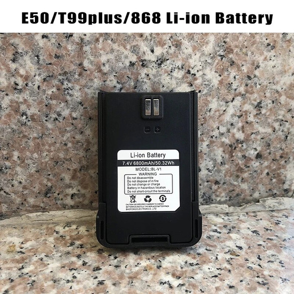 BOANFEGN Walkie Talkie Li-ion Battery Compatible with E50 Battery T99 plus Battery BF-868 Battery Two Way Radio Accessories