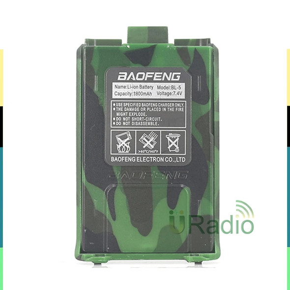 4pcs or 10pcs UV-5R Battery Original Baofeng Walkie Talkie Accessories for Baofeng UV 5R 1800mAh Radio 7.4V Li-ion Battery UV5R