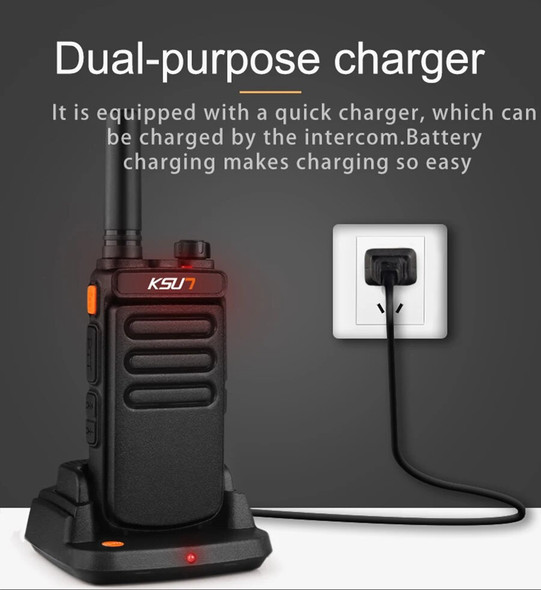 X65 Desk Charger Ksun Walkie Talkie Two Way Radio Talkie Walkie Accessories 1PCS