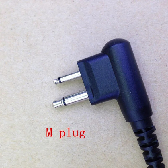 honghuismart earbud in ear headphone M plug 2 pins for motorola gp88,gp88s,gp3188,ep450,cp040, a8 Hytera etc walkie talkie
