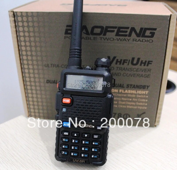 2pcs VHF/UHF two way radios baofeng pofung uv-5r dual band walkie talkie radio FM transceiver PTT SOS flashlight + accessories