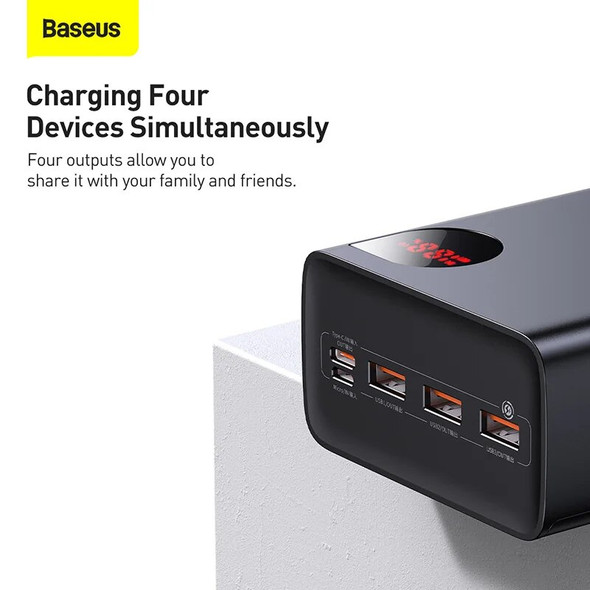 Baseus 40000mAh Power Bank External Battery Large Capacity PD 22.5W Fast Charge Camping Portable Powerbank for iPhone Xiaomi