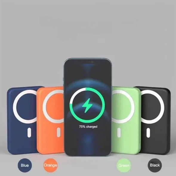 Portable Macsafe Auxiliary Spare External Magnetic Battery Pack Power Bank Wireless Charger For iphone 12 13 14Pro Max Powerbank